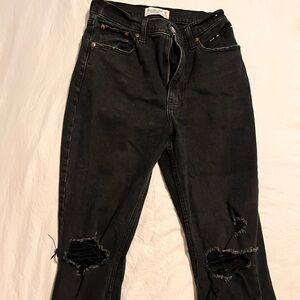 Abercrombie & Fitch Black High Rise Jeans